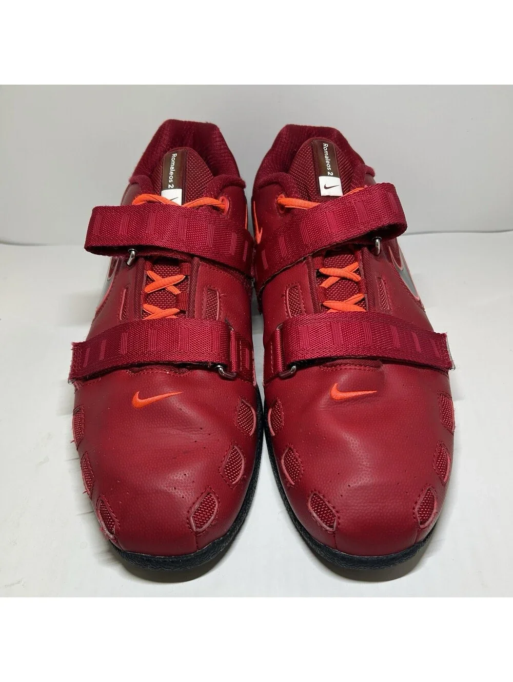 Nike Romaleos 2 Weight Lifting Red Black - Size 11.5 - (476927-606)